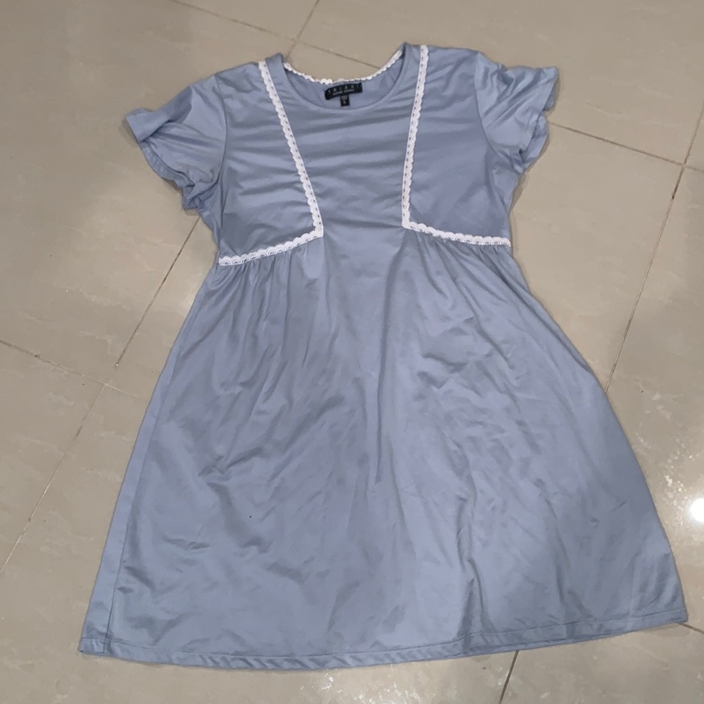 TRIXXI DRESS LIGHT BLUE SIZE LARGE